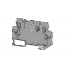 Клемма для самостоятельной сборки схемы из электронных компонентов, 2 входа, 3 выхода, 4 мм.кв., (черный); MDB-5