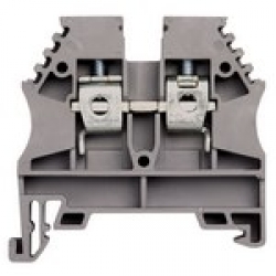 Клеммник на DIN-рейку 6мм.кв. (серый); AVK6(RP)