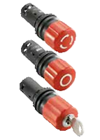 Кнопка CE3T-10R-11 аварийного останова с фиксацией 1НО1НЗ отпуск ание поворотом 30мм