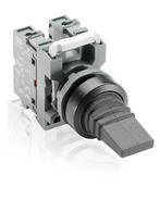 Переключатель-тумблер MTS2-10B черный 3-х позиционный вертикальн ого исполнения с возвратом в среднее положение