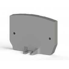 Упор для миниклемм MYPK, правый, под винт, (серый); MYPD2