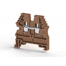 ЗАМЕНА на 304128RP Клеммник на DIN-рейку 2,5мм.кв. (коричневый); AVK2,5
