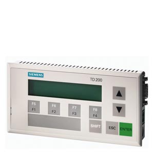 SIMATIC S7, TD 200 TEXTDISPLAYFOR S7-200, 2 LINES,WITH CABLE (2.5M) AND MOUNTINGACCESSORIES, CON