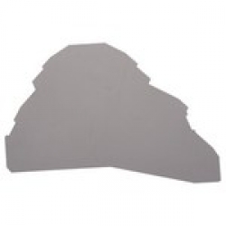 Концевой сегмент на клеммники YBK2,5-2F*, (серый);  NPP YBK 2,5-2FT