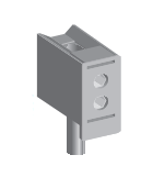 Комплект кабельных зажимов OZXT3 для подключения кабеля Al/Cu 2x(6…50) комплект = 3 зажима