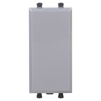 Переключатель модульный, "Avanti", "Закаленная сталь", 1 модуль