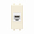 Компьютерная розетка RJ-45 без шторки модульная, кат.6, "Avanti", "Ванильная дымка", 1 модуль