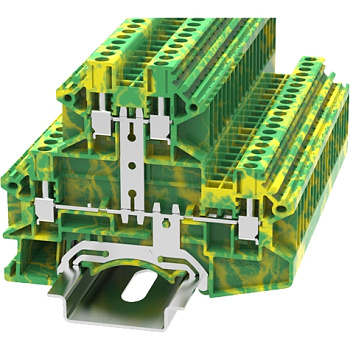 DCKKB2.5-PE-01P-1C-00A(H), Клемма винтовая, 2 ур., 2.5 мм.кв., PE, шт