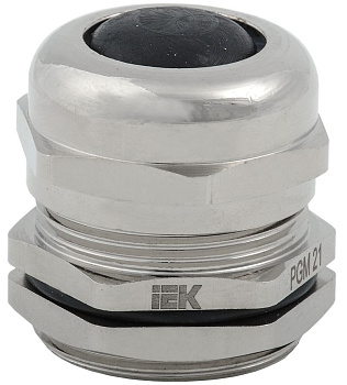 Сальник PGM 21 метал. диаметр проводника 13-18мм IP68 IEK Сальник PGM 21 метал. диаметр проводника 13-18мм IP68 IEK
