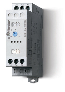 Модульный таймер мультифункциональный (AI, DI, SW, BE, CE, DE, WD); питание 24…240В АС/DC; 1CO 16A; ширина 22.5мм; регулировка времени 0.05с…10дней; степень защиты IP20