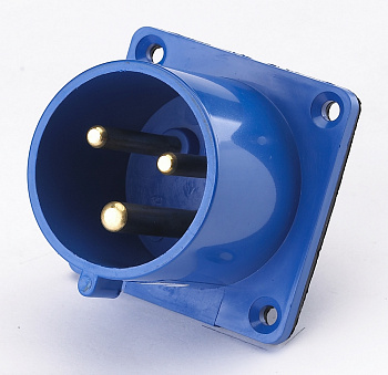 Вилка щитовая 613 2Р+РЕ 16А 220В IP44 ВЩ-102