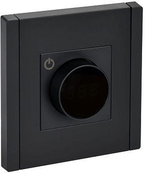 FORTE&PIANO Термостат элект. с инд. FP152 чер. IEK