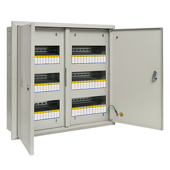 Щит распред. встраиваемый ЩРВ-72 двухдверный (520х605х120) IP31 EKF PROxima