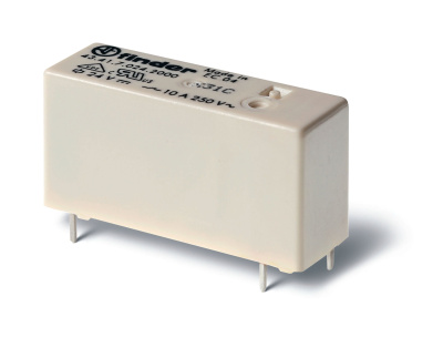 Низкопрофильное миниатюрное электромеханическое реле; 1NO 10A; контакты AgSnO2; катушка 18В DС (чувствит.); влагозащита RTIII