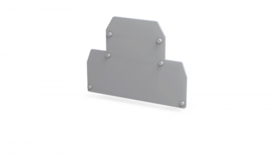 Торцевой изолятор для клемм серии TBL 2,5-4 2P (серый); EPL TBL 2,5-4 2P