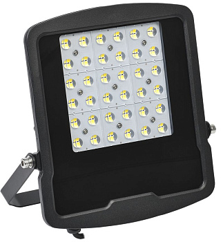 Прожектор LED СДО 08-100 PRO 30град 5000К IP65 черный IEK Прожектор LED СДО 08-100 PRO 30град 5000К IP65 черный IEK