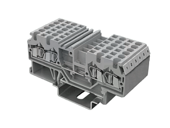 WS2.5-QU-01P-12-00A(H), Клемма пружинная WS, 2.5 мм.кв., 4C, синий, шт