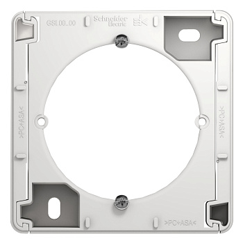 GLOSSA КОРОБКА для наружного монтажа, БЕЛЫЙ