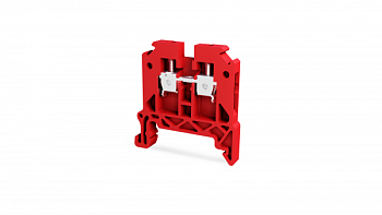 Клеммник на DIN-рейку (Винтовой) 2,5мм.кв. (красный);TBL 2,5