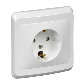 ЭТЮД С/У РОЗЕТКА с заземлением со штороками 16А 250B, БЕЛЫЙ, Россия ЭТЮД С/У РОЗЕТКА с заземлением со штороками 16А 250B, БЕЛЫЙ, Россия