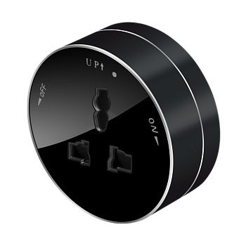 MultiTrack Розетка универс. круглая 13А/250В Антрацит