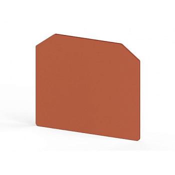 Концевой сегмент на клеммники AVK 16, (красный); NPP / AVK 16