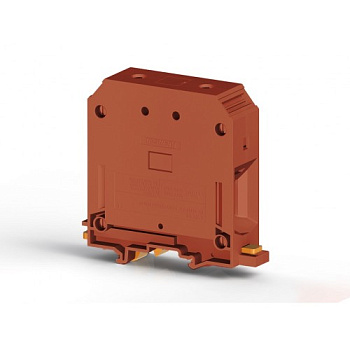 Клеммник на DIN-рейку 95мм.кв., (красный); AVK95