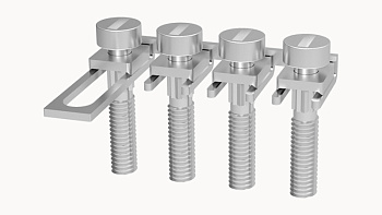 SB4-RTK/S, Соединительная перемычка, сдвижная, не изолир., 4П, д/клемм PCTK6 шириной 8,2 мм, сталь, шт