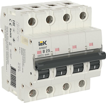 ARMAT Авт. выкл. M06N 4P B 25А IEK