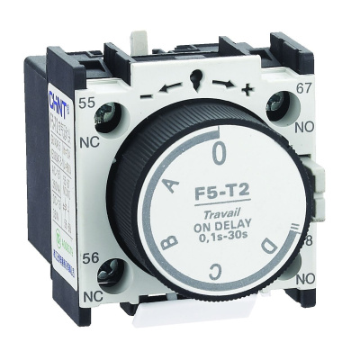 Приставка выдержка времени F5-T0 к контактору NC1, NC2 и NXC (R)(CHINT)