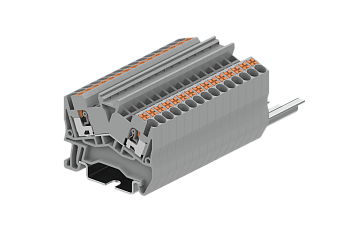 TPS2.5-2-GY Клемма TP 1-1 проходная угловая, сеч.2.5мм2, сер.