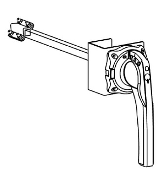 ВЫНОСНАЯ ФРОНТАЛЬНАЯ ПОВОРОТНАЯ РУКОЯТКА SD630-1250