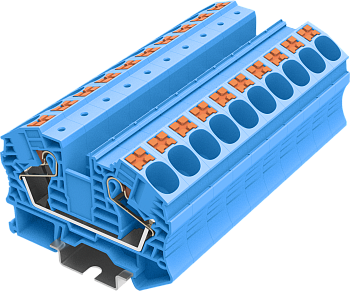TP16-2-BU Клемма TP 1-1 проходная Push-in, сеч.16мм2, син.