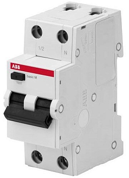 Выключатель автоматический дифференциального тока, 1P+N, 20А, C, 4.5kA, 30мA, AC, BMR415C20