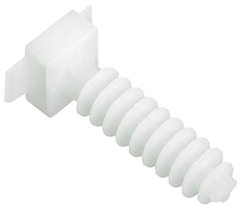 База дюбельная БД 35х10мм под хомут белая (100шт) IEK