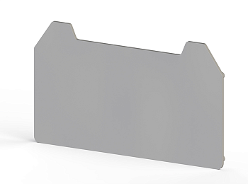 Концевой сегмент на клеммники AVK 4CC/CE/CCA, (серый); NPP AVK 4CC/CE/CCA