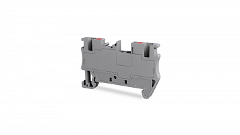 Клеммник на DIN-рейку (Push-in) 2,5 мм.кв. (серый); PFT 2,5