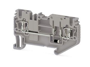 Пружинная клемма серии  SRD 4AK (Серый)