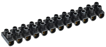 Зажим винтовой ЗВИ-30 н/г 6-16мм2 12пар черные IEK