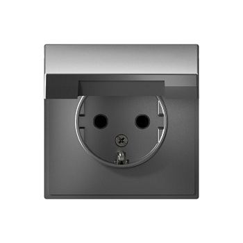 ARTGALLERY РОЗЕТКА с заземл. со шторк. с крышкой, 16А, IP20, механизм, СТАЛЬ ARTGALLERY РОЗЕТКА с заземл. со шторк. с крышкой, 16А, IP20, механизм, СТАЛЬ