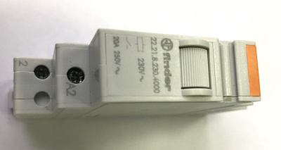 Модульный контактор; 1NO 20А;  катушка 230В АС;