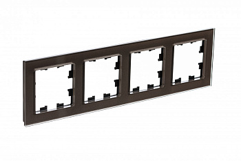 ATLASDESIGN NATURE 4-постовая РАМКА, ОРГАНИЧЕСКОЕ СТЕКЛО МОККО