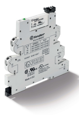 Интерфейсный модуль, электромеханическое реле, серия MasterBASIC; 1CO 6A; питание 230В AC; категория защиты IP20; безвинтовые клеммы Push-in; версия  ATEX