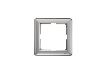 W59 1-постовая РАМКА, МАТОВЫЙ ХРОМ