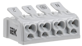 Клемма пружинная соединительная КСП4-2L+N+PE IEK