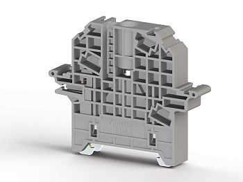 Упор на DIN-рейку MR35, высокий, (серый); KD 6T