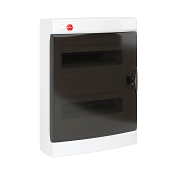 Щиток настен. с дверцей 24(2х12) мод., IP 41, белый