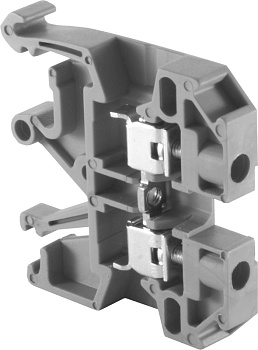 Клеммник на DIN-рейку с держателем предохранителя и LED индикатором (Винтовой) 2,5 мм.кв. (серый); TBL 2,5 SKFL (24-48 VAC/DC)