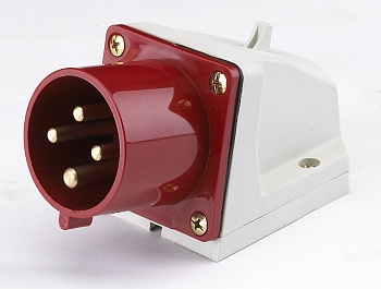 Вилка стационарная 514 3Р+РЕ 16А 380В IP44 ВС-102