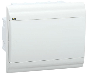 PRIME Корпус пластиковый ЩРВ-П-9 белый/белая дверь IP41 IEK